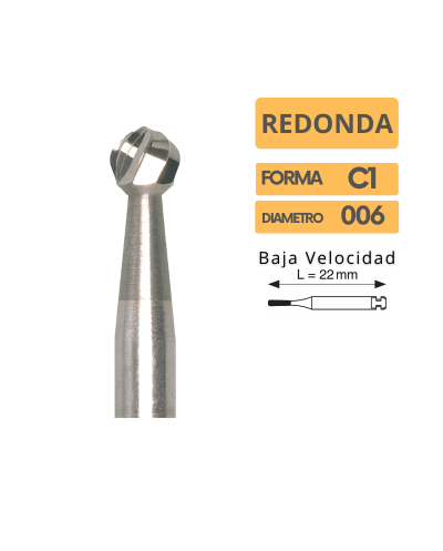 Fresa Carbide Redonda C1...