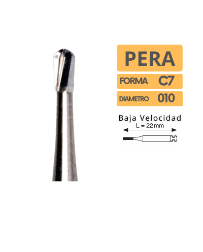 Fresa Carbide Pera C7 010...