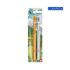 Cepillos de Dientes Fox and Bunny Edition Duo Pack Ultra Soft 5460 Curaprox