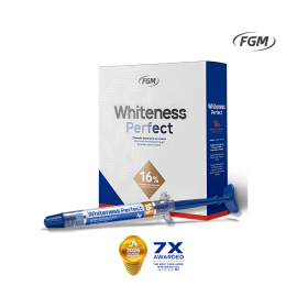 Blanqueamiento Peróxido Carbamida 16% Kit 5 Jer. Whiteness Perfect FGM
