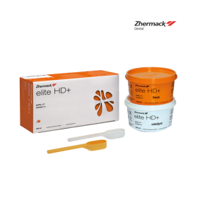 Silicona por Adicion Pesada Fraguado Normal 500 ml. -Naranja- Elite HD+ Zhermack