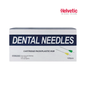 Aguja Dental Larga 27G x 7/8" 41 mm Helvetic