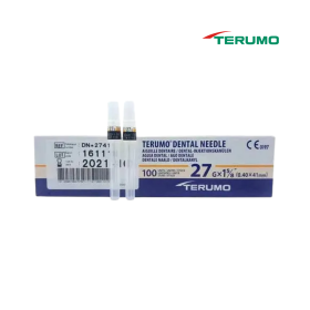 Aguja Dental Larga 27g x 1-5/8" 42mm Terumo
