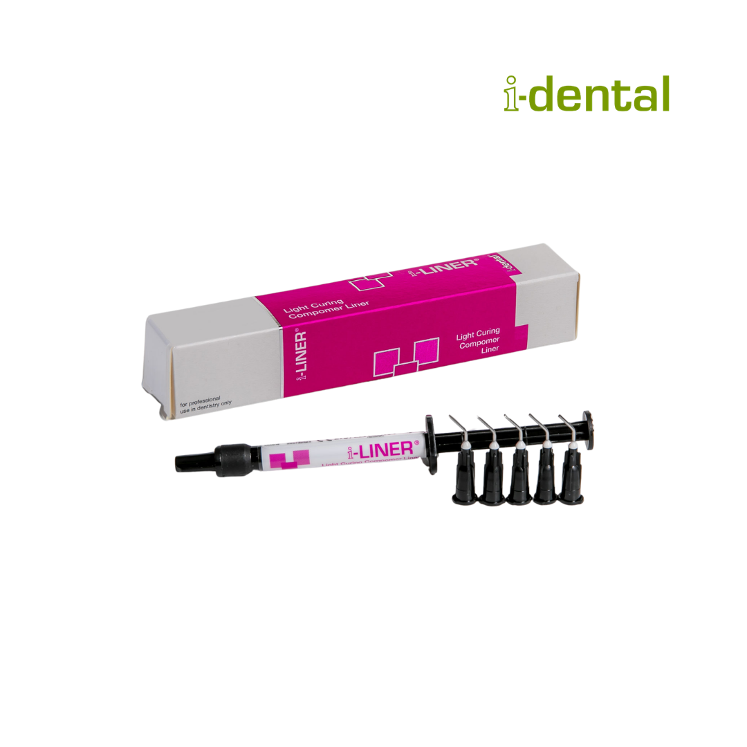 Vidrio Ionomero Base Liner en Jeringa 2,5 gr. i-Liner i-Dental