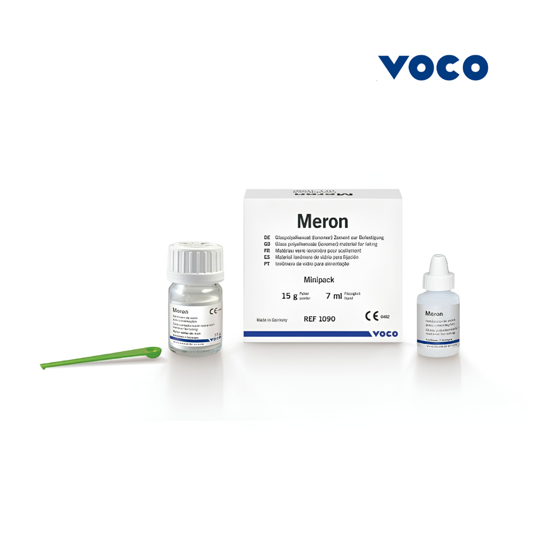 Vidrio Ionomero Cementacion 15 gr y 7 ml. Meron Intro Kit Voco